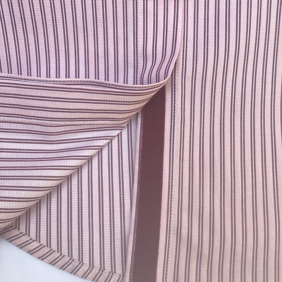 Brooks Brothers Women’s pink Striped Dobby Shirt Sized 4 crisp 100% Cotton - Picture 15 of 16